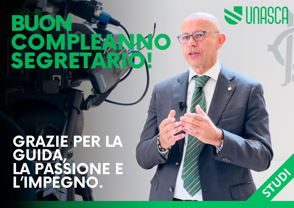 Buon compleanno Giuseppe Guarino - Segretario Nazionale UNASCA