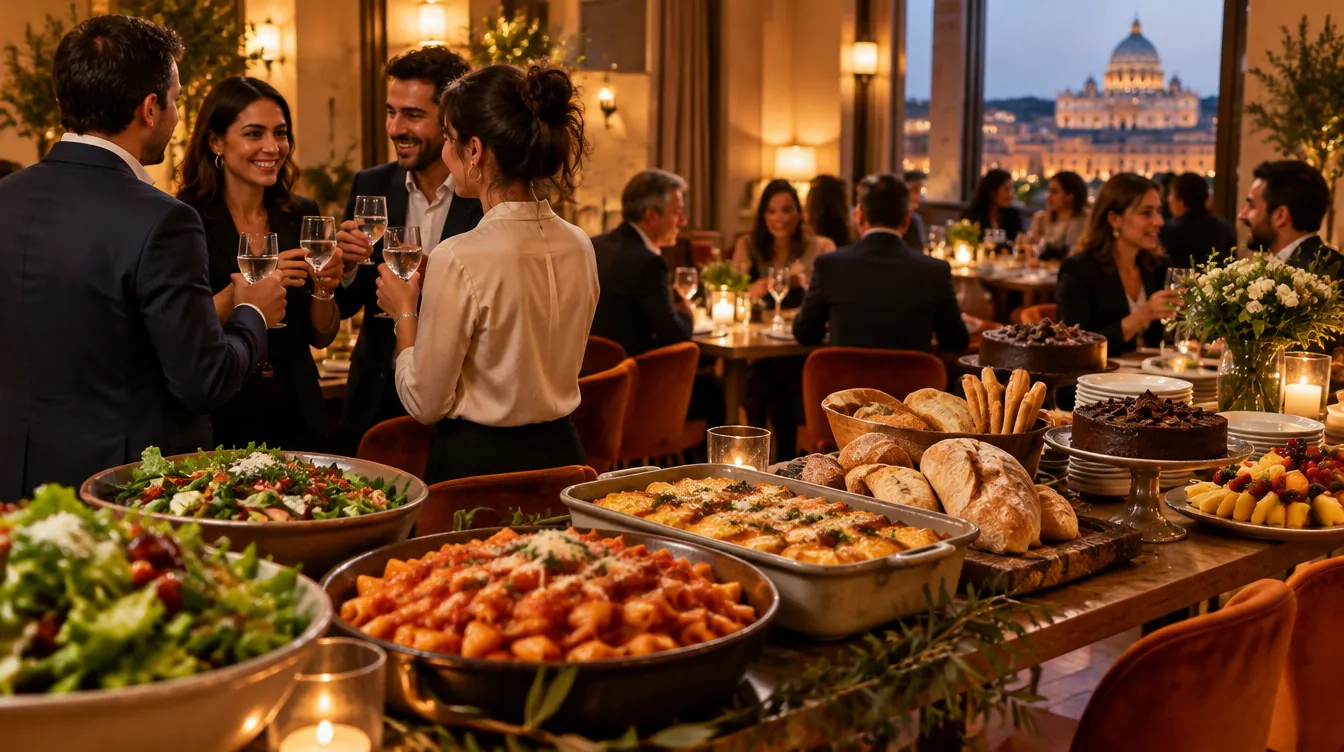 Cena associativa a buffet